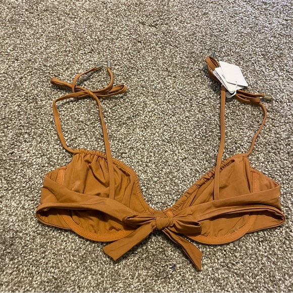 Monday Swimwear Isla Mujeres bikini top toffee - Picture 6 of 8